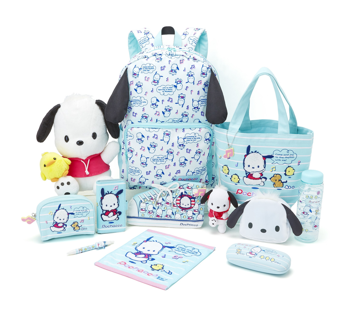 爽やかなミントカラーで登場！サンリオ「ポチャッコ デザインシリーズ」