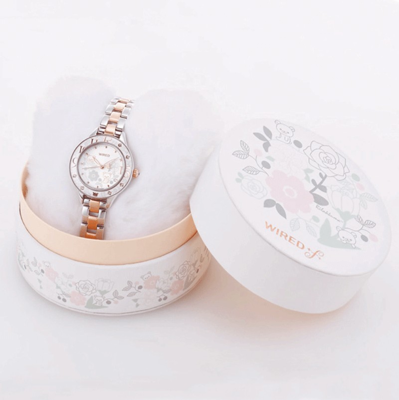 エレガントな腕時計！セイコーウオッチ「リラックマ15周年記念 WIREDf