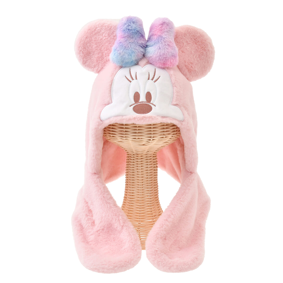 ディズニーミニーピンクパルパルーザファンキャップマフラー