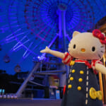 点灯式に「ハローキティ」が登場！ハーモニーランド「大観覧車ワンダー