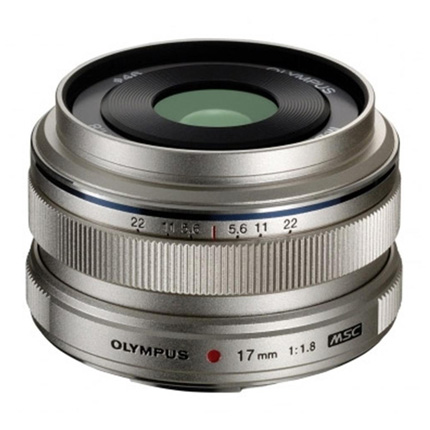 Olympus M.Zuiko Digital 17mm f1.8 Lens Silver | Park Cameras