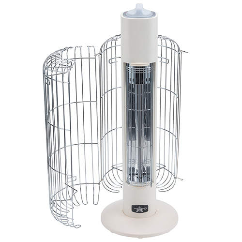 アラジン 電気ストーブ 遠赤グラファイトヒーター トリカゴ ホワイト