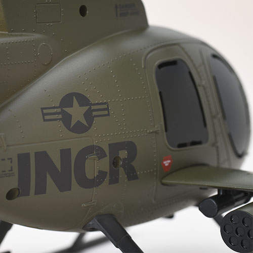 G-FORCE ヘリコプター MD500 INCR RTFセット マットグリーン GB310: OA