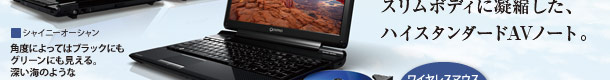 ハイスタンダードAVノートPC dynabook Qosmio T751 トップページ