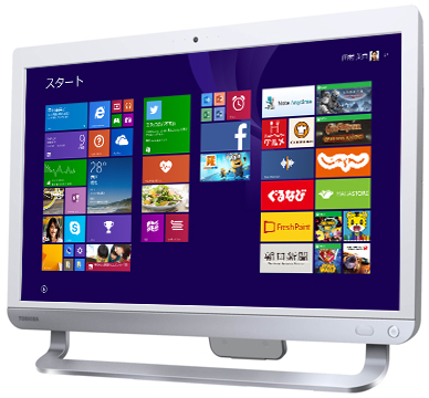 オールインワンデスクトップ（TV機能） dynabook D71 トップページ