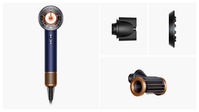 Dyson Supersonic Nural™ Shineヘアドライヤー ダークブルー／コッパー