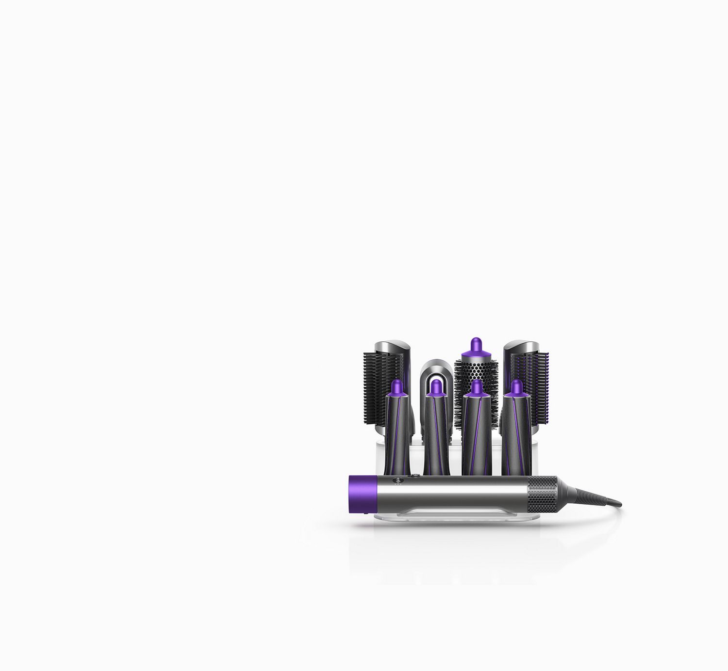 Dyson Airwrap display stand (White/Purple)