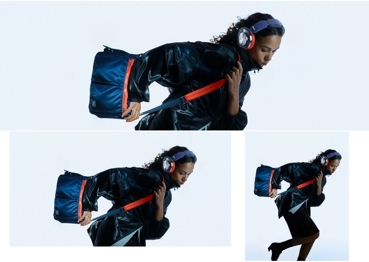 OnTrac™ | PORTER ​Limited edition headphones and shoulder bag