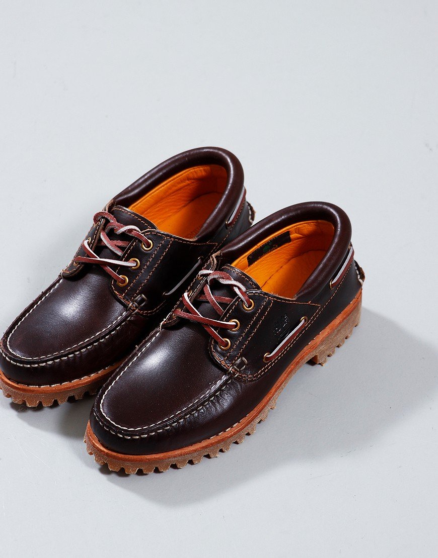 Timberland 3 Eye Classic Lug Shoes Brown - Terraces Menswear