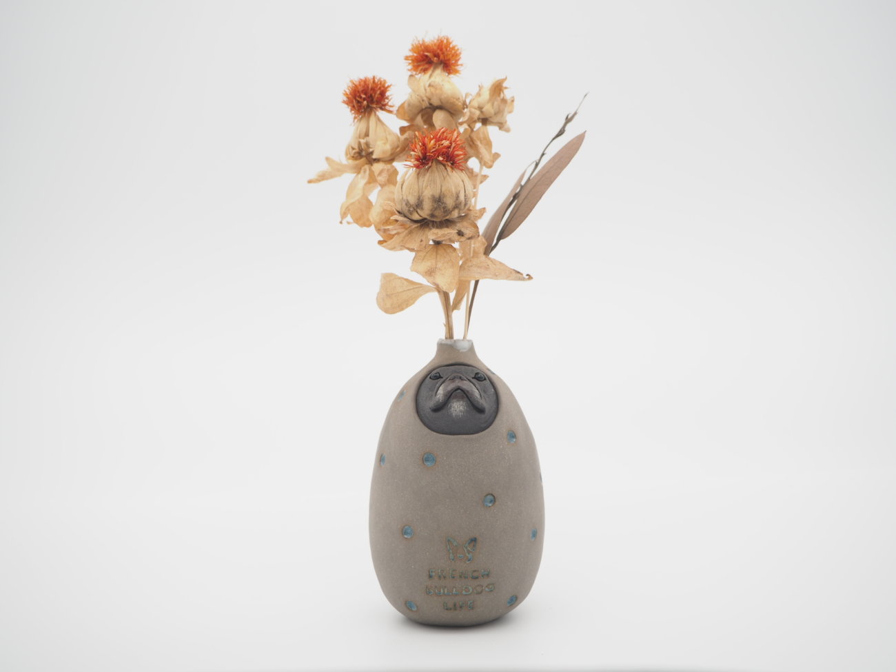 抽選販売】ゆとり炉×French Bulldog Lifeのコラボ「一輪挿し」がついに