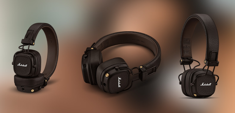 MarshallからワイヤレスヘッドホンMajor Vの新色『Major V Brown』が1
