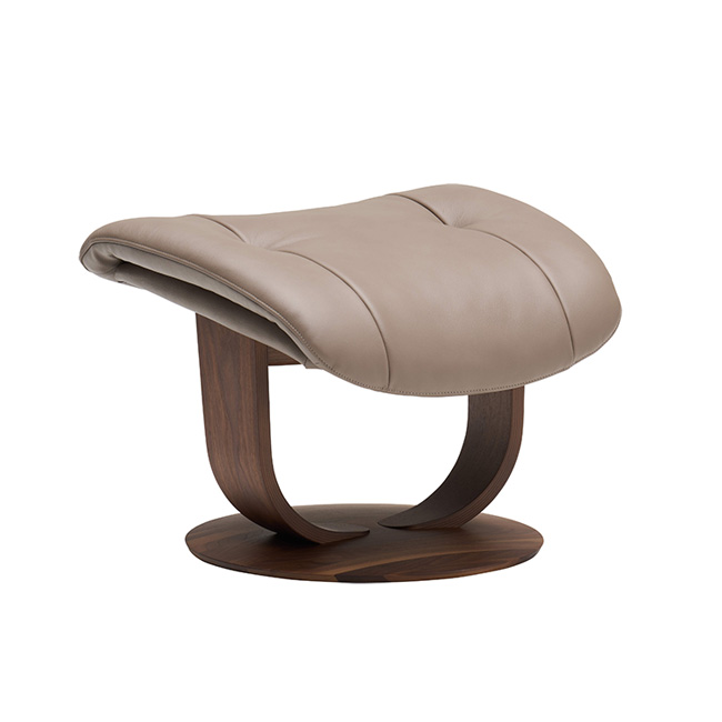 オットマン(M) RU0256 グレージュ ウォールナットナチュラル 通販