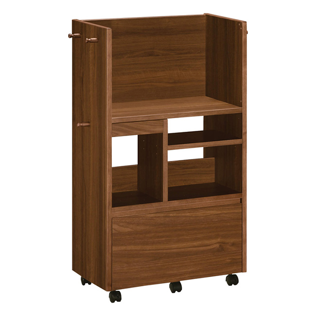 書棚 背板付きタイプ 幅90cm QS3085 ウォールナットナチュラル 通販