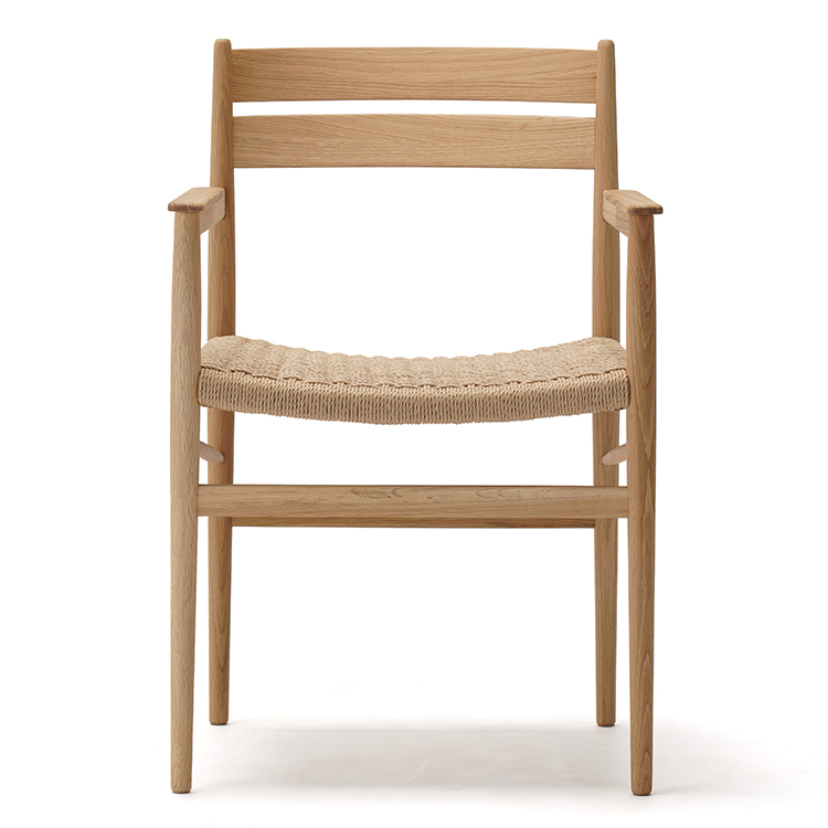 KARIMOKU CASE】N-DC04 Dining Chair Paper cord Pure Oak