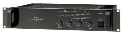 P-60F】TOA パワーアンプ ローインピーダンス (60W x 4 / 8Ω