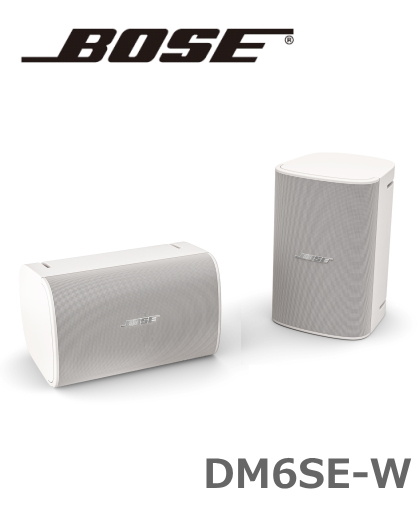 DM6SE-W】BOSE 露出型スピーカー 全天候型 ホワイト 2本セット