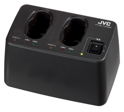WT-C63】JVC ワイヤレスマイク 専用充電器 (2本用) 充電電池付