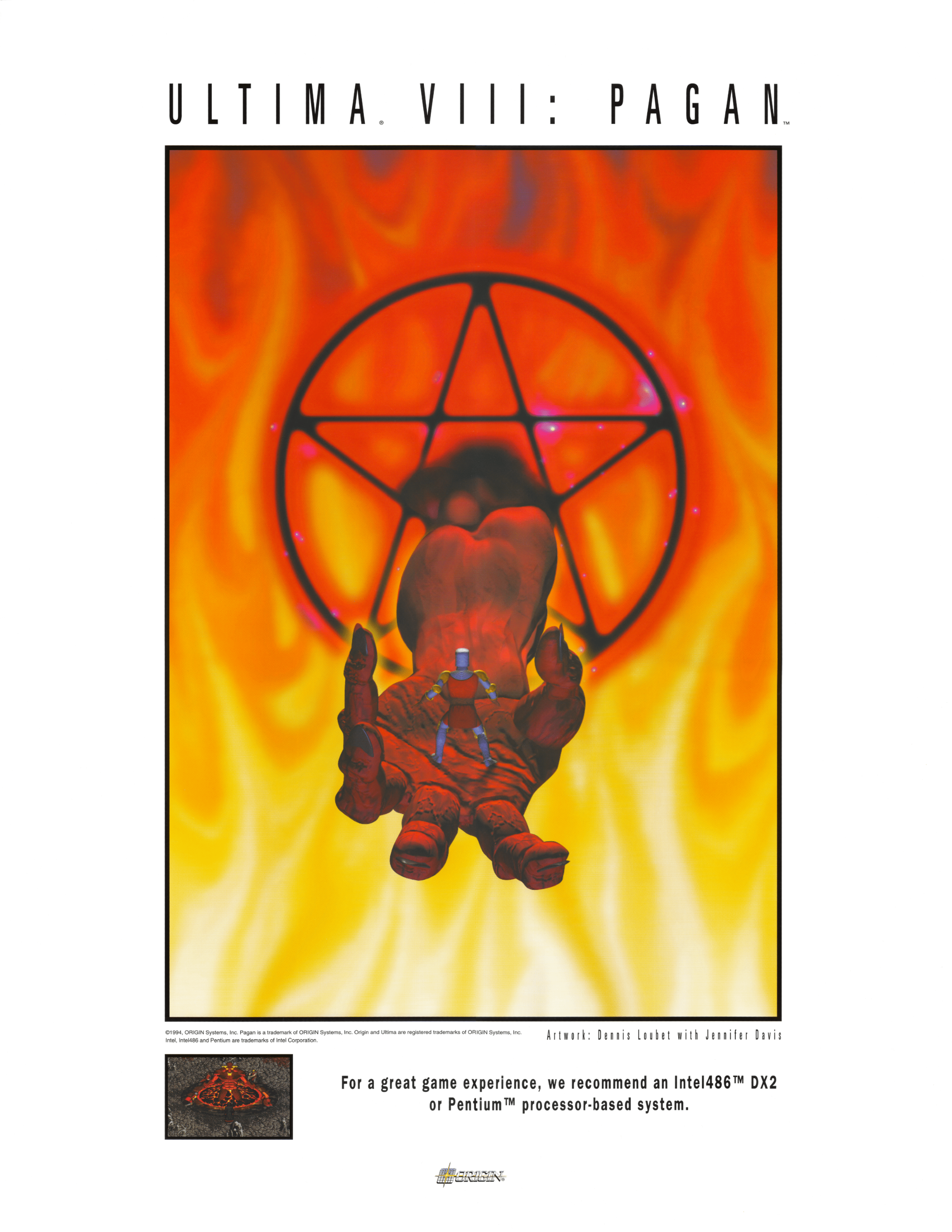 Ultima VIII: Pagan (video game, action RPG, high fantasy, medieval