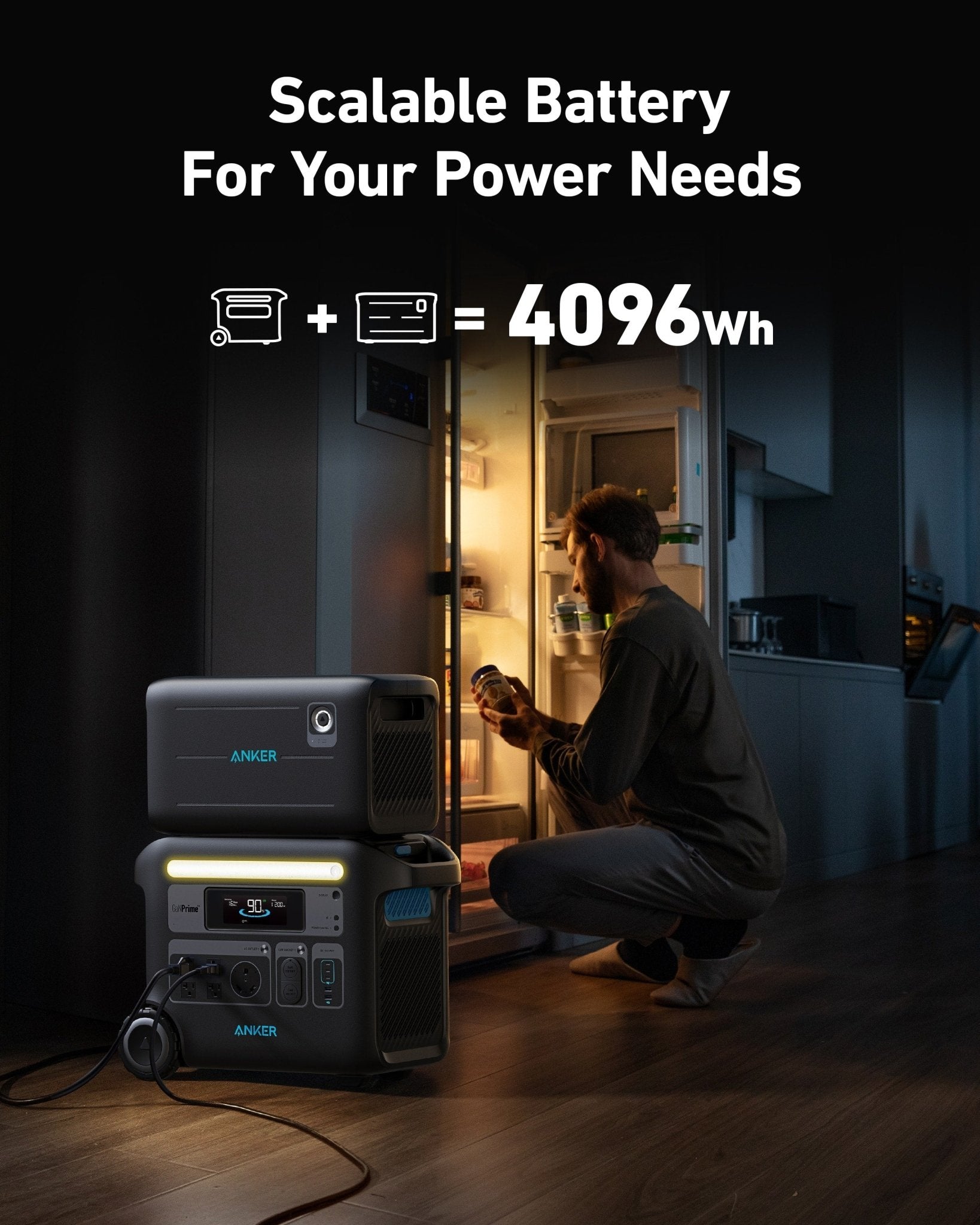 Anker|SOLIX F2000 PowerHouse 767+2*200W Solar Panel, Solar Generator