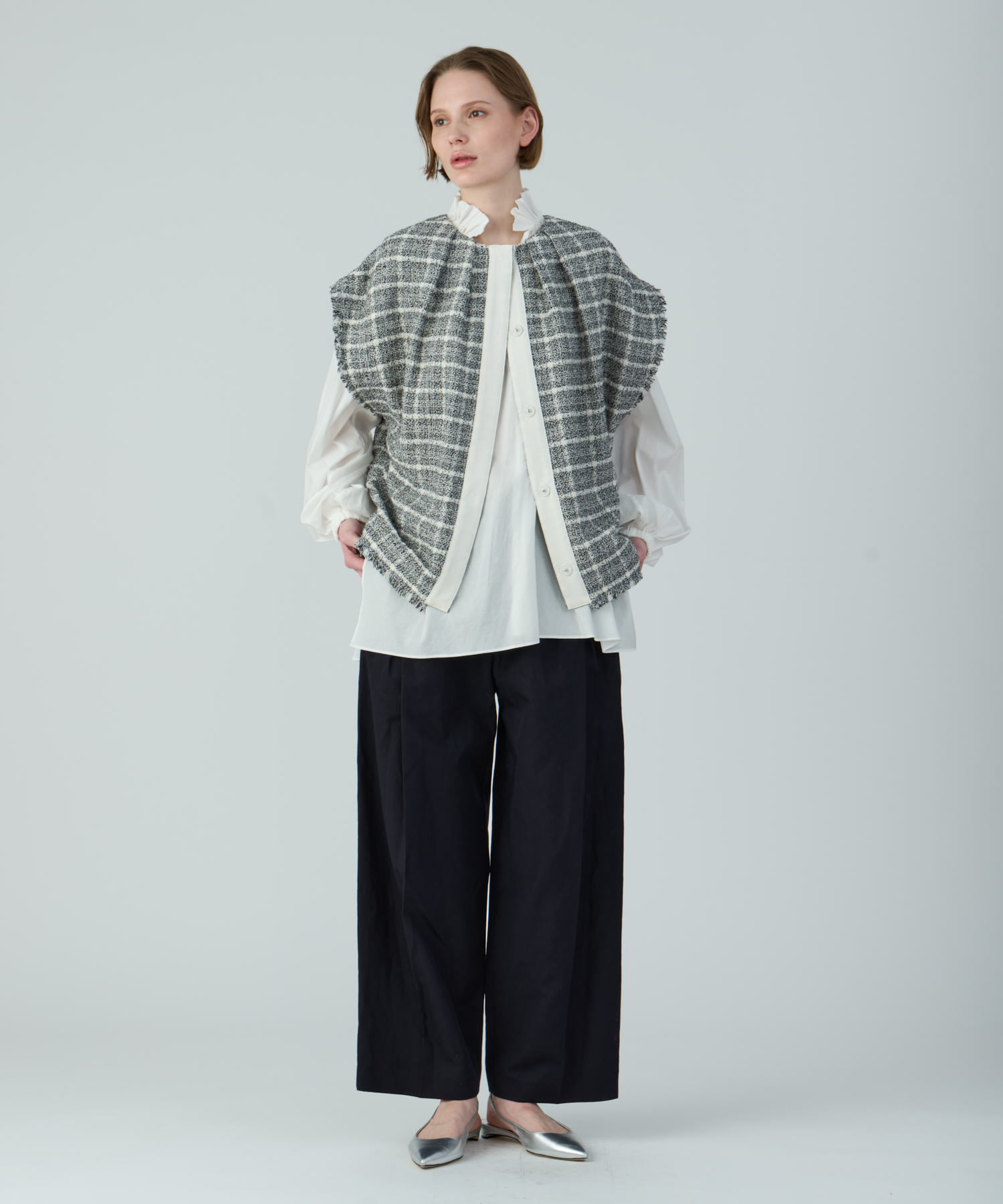 ドレープローンギャザーブラウス ｜ハウス オブ ロータス＜HOUSE OF