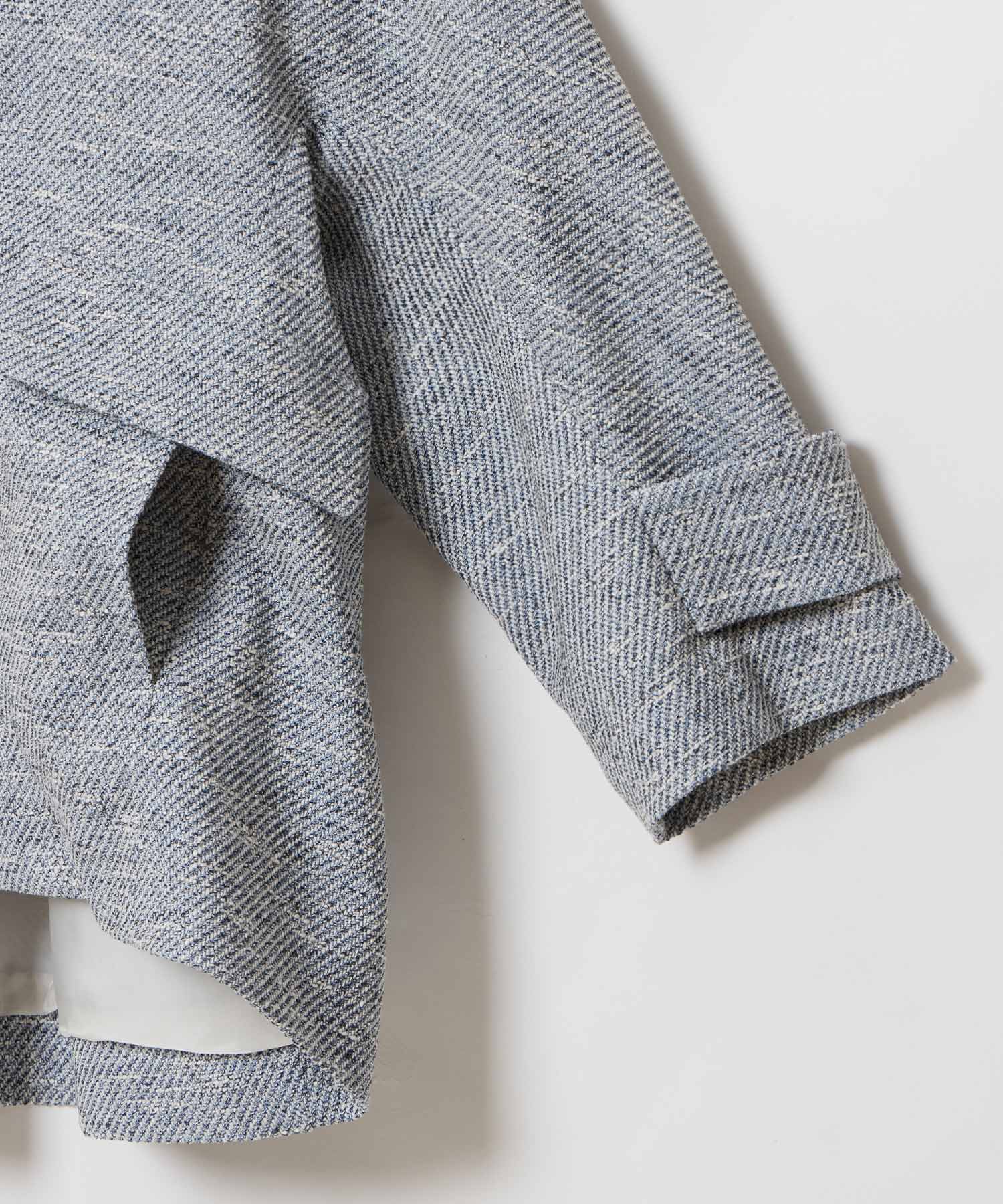 ミックスツイードケープライクコート ｜ハウス オブ ロータス＜HOUSE