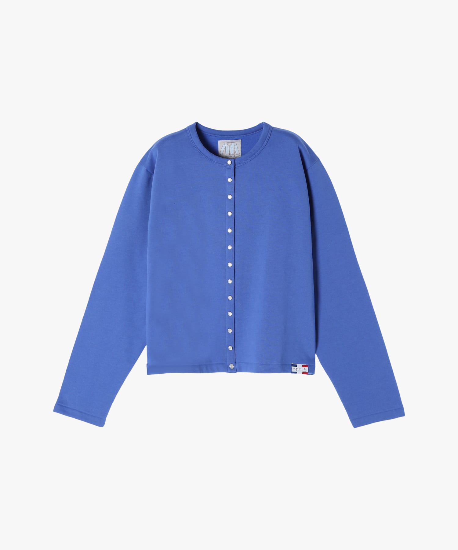 コットン メルトン カーディガンプレッション [Made in France