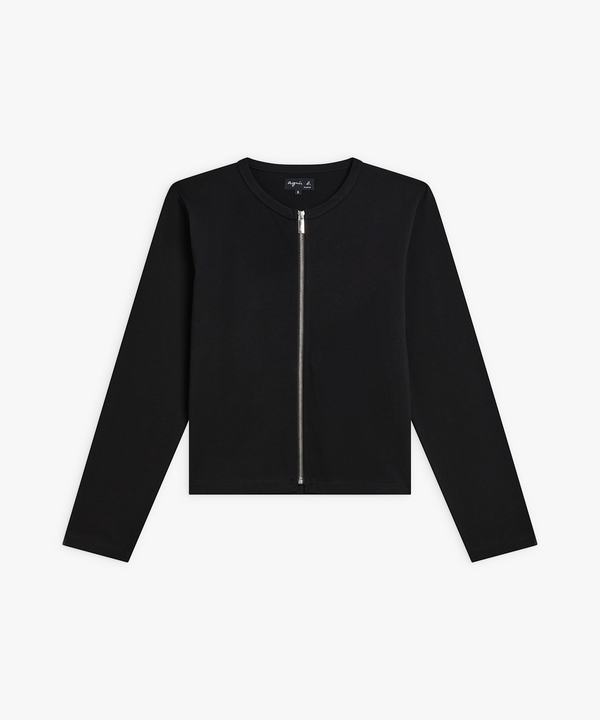 長袖 スナップボタン カーディガン ｜agnès b. FEMME（ファム