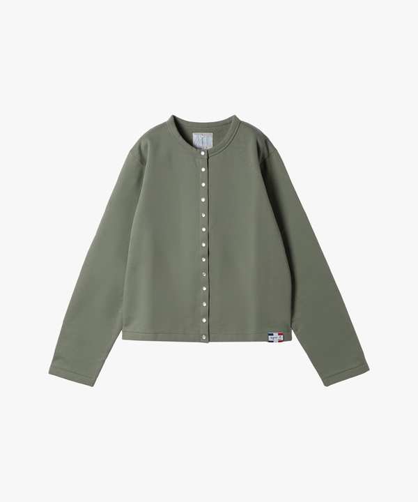 コットン メルトン カーディガンプレッション [Made in France