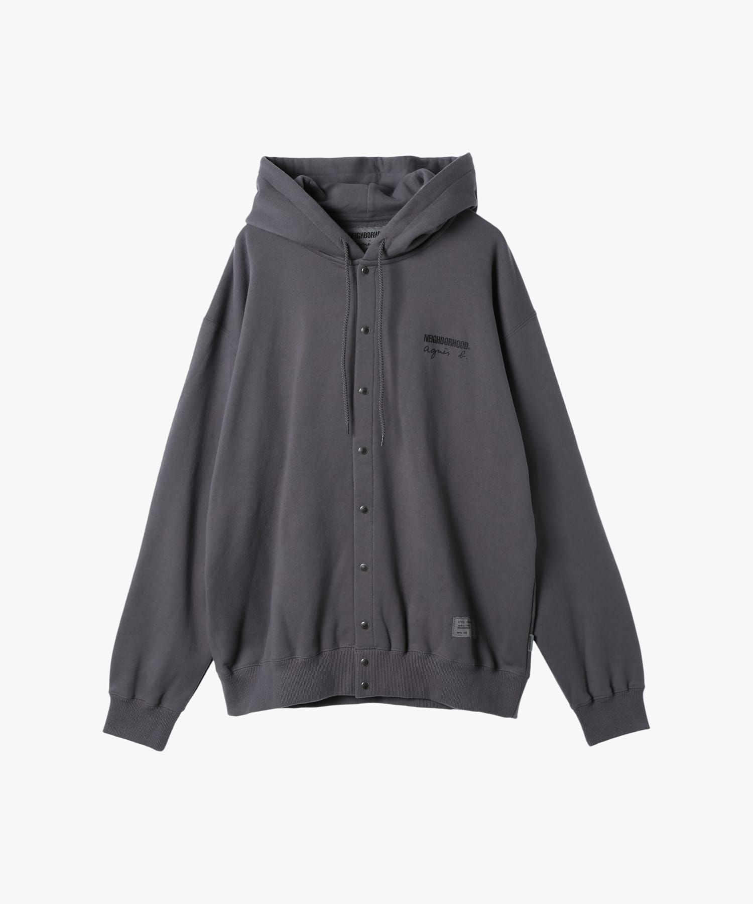 agnes b. x NH スウェットスナップフーディー ｜agnès b. HOMME（オム