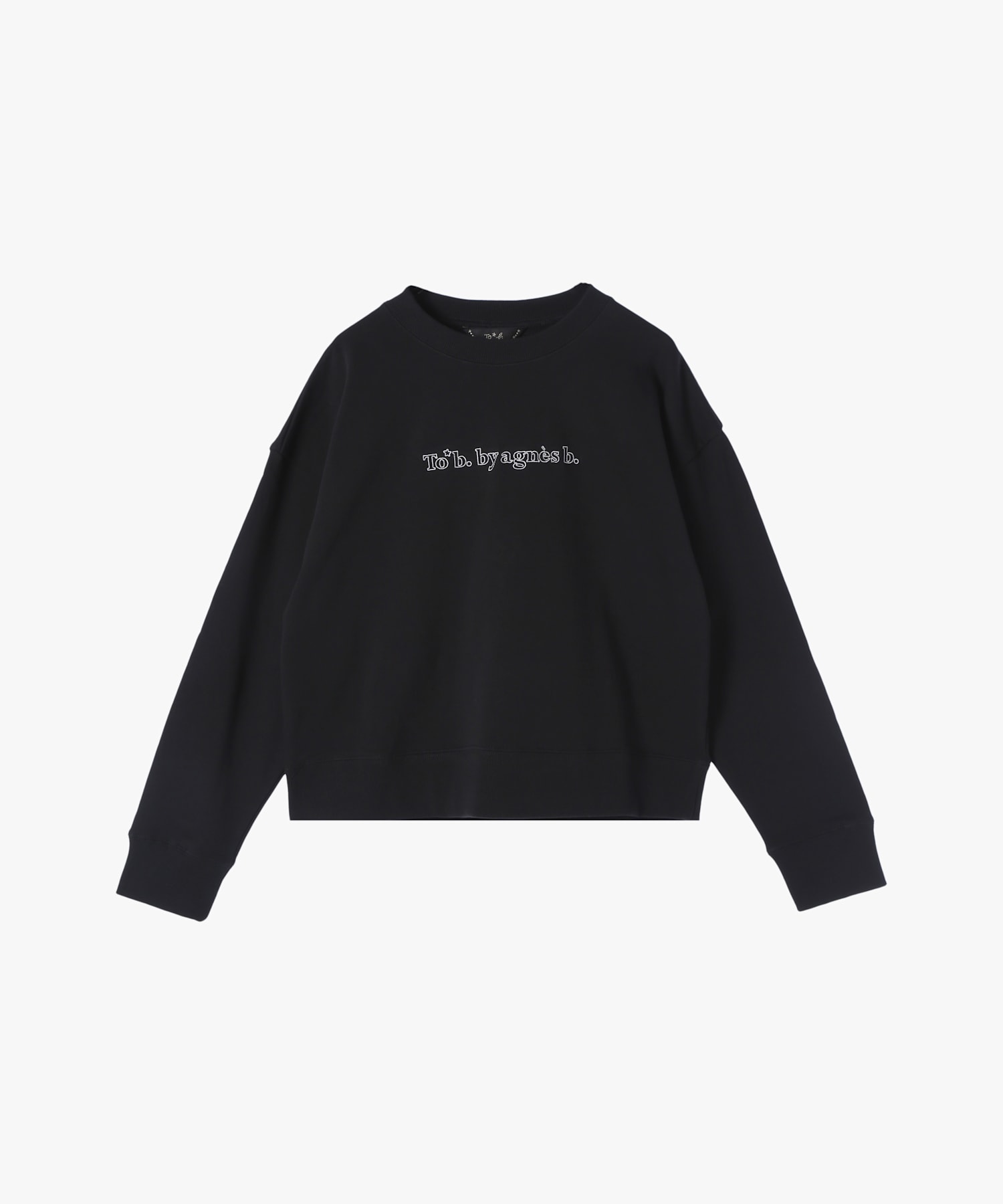 コットン ロゴ スウェットプルオーバー ｜To b. by agnès b