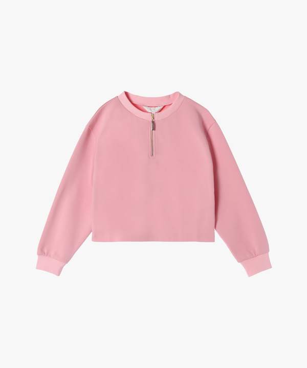 ハーフジップ ニット プルオーバー ｜To b. by agnès b.（トゥービー