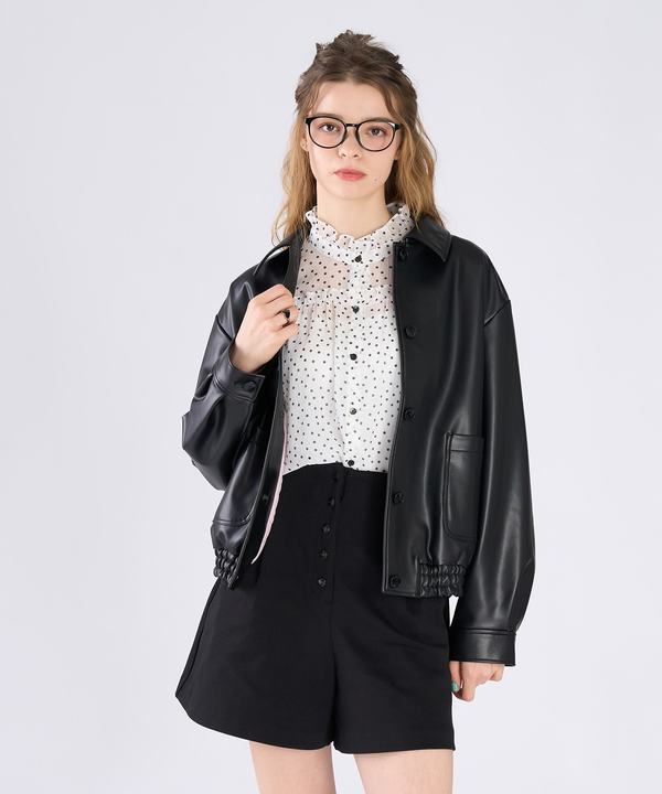 レザー ライダースジャケット ｜To b. by agnès b.（トゥービー バイ