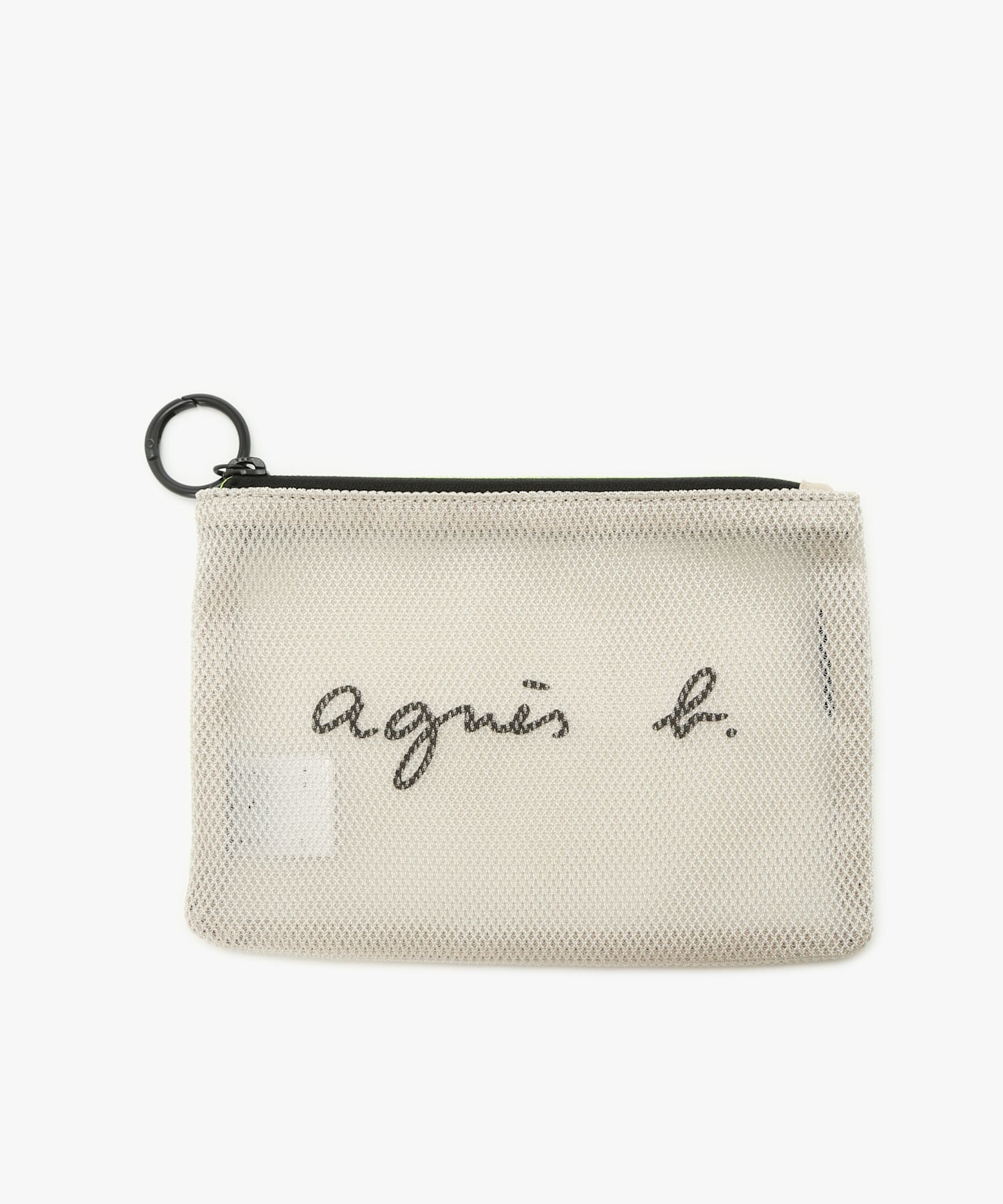 ロゴ ナイロン スモール ポーチ ZAH03－02 ｜agnès b. VOYAGE HOMME