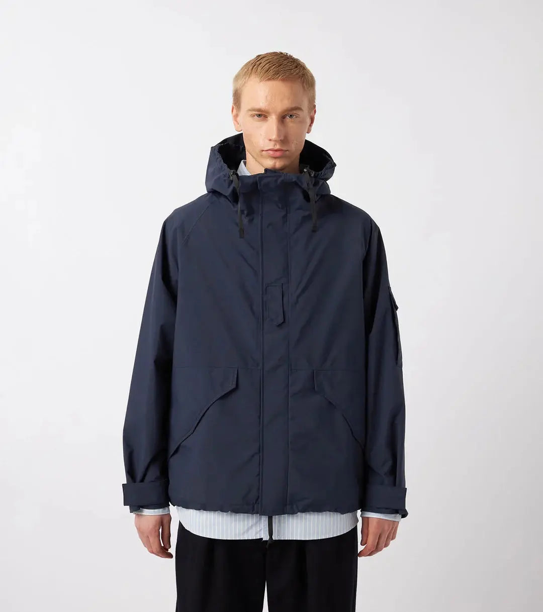 Nanamica | 2L Nylon Gore-Tex Cruiser Jacket- Black – Eames NW