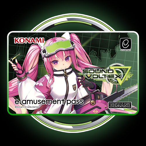 SOUND VOLTEX ∇ 制作決定記念！e-amusement passカードキャンペーン