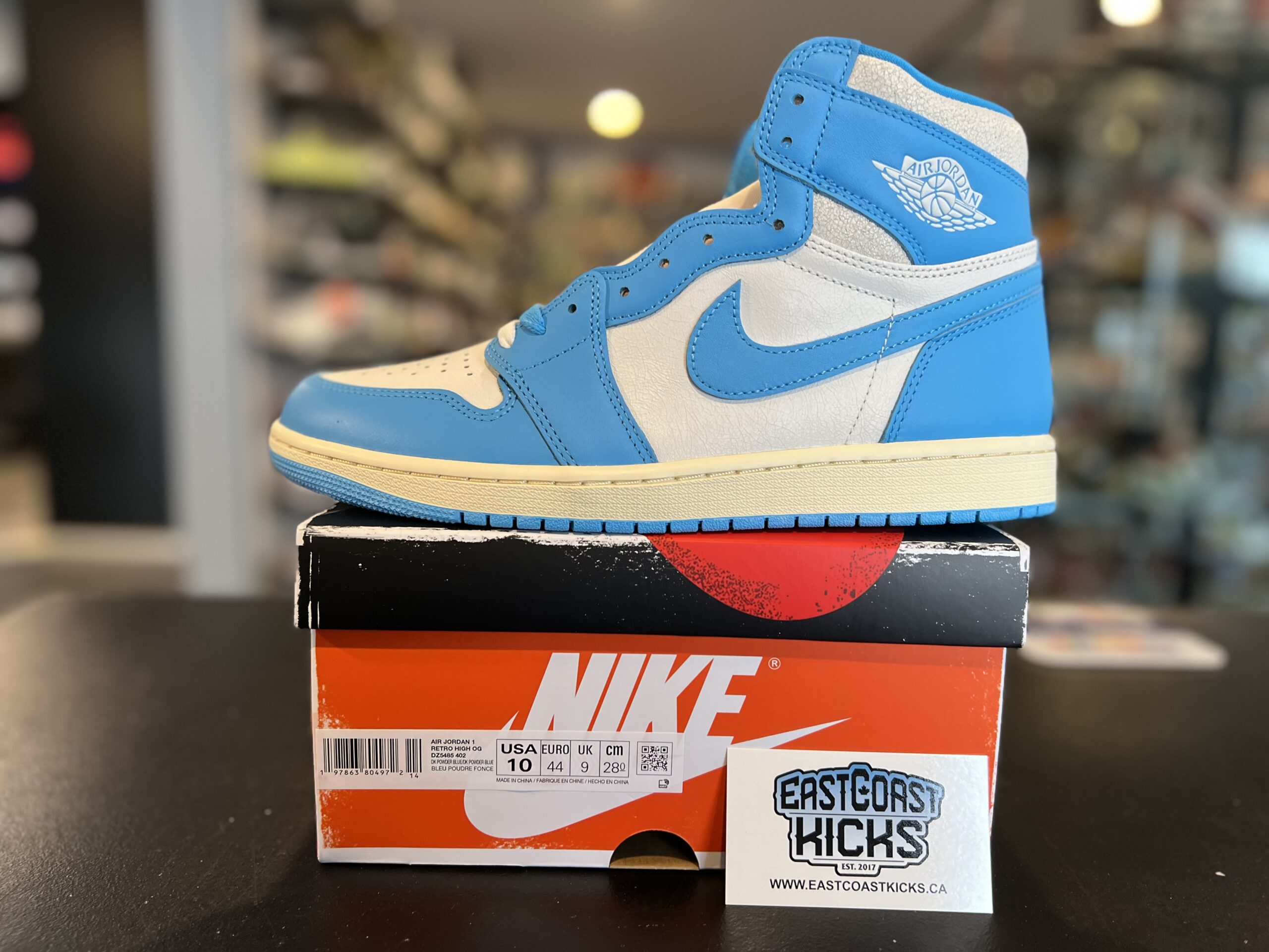 Jordan 1 Retro High OG UNC Reimagined Size 10 – East Coast Kicks