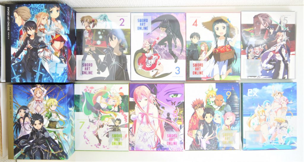 ソードアートオンライン DVD 1期+EX+2期+アリシゼーション全巻セット