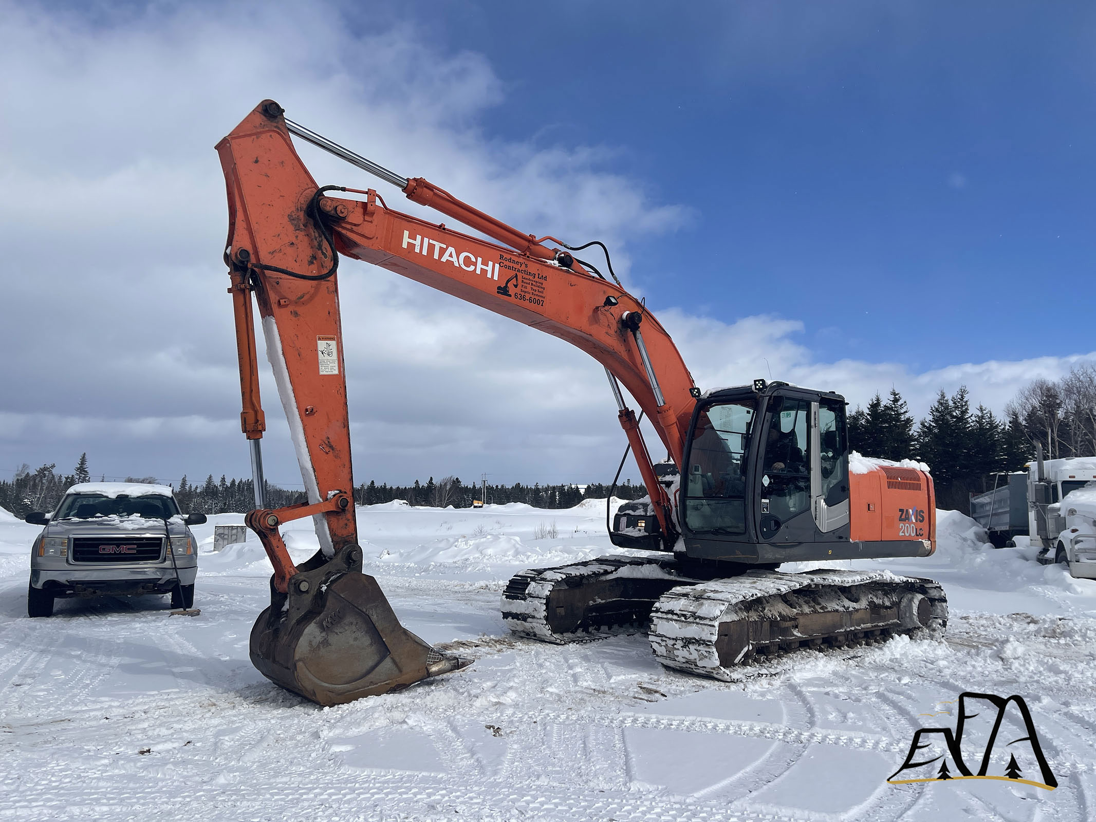 2012 Hitachi ZX200LC-3 Hydraulic Excavator – Eastern Frontier Auctions