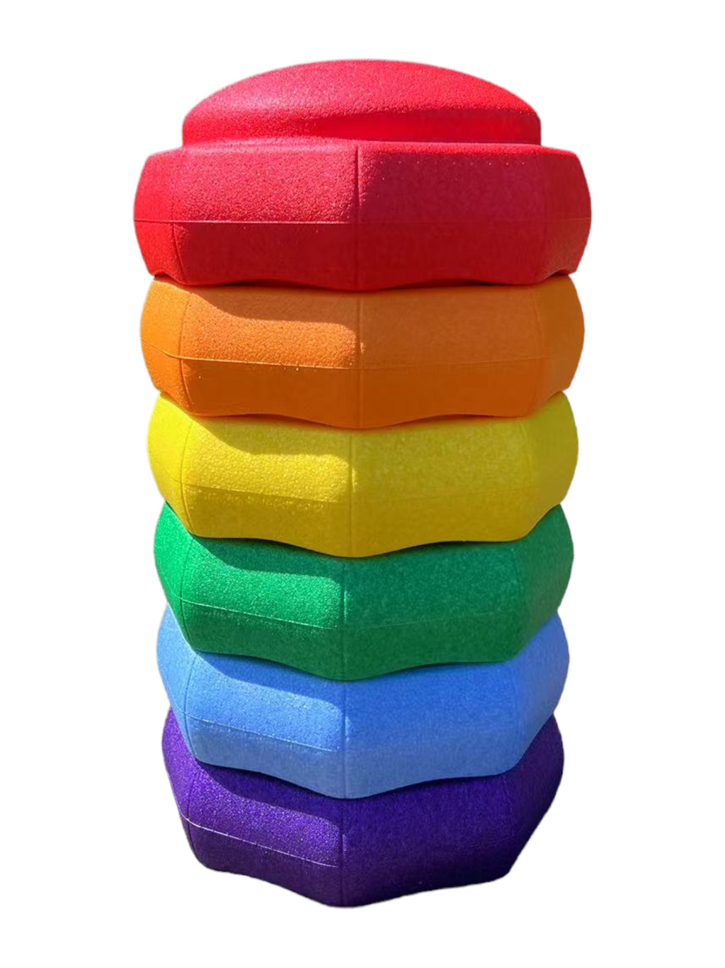 Rainbow Stepping Stones – 6 Color Set | Green Elephant Home and Toys