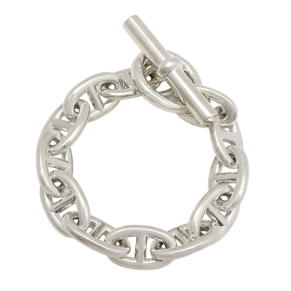 美品] エルメス シェーヌダンクル TGM 12コマ H101995B ブレスレット