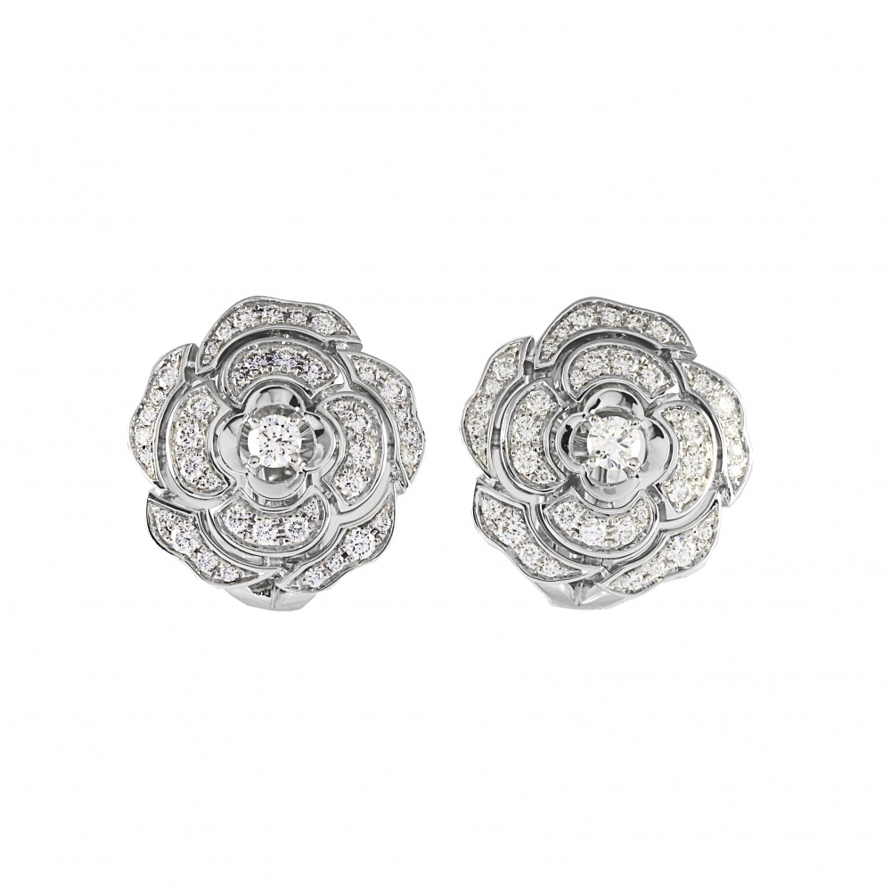 中古] シャネル カメリア J12072 ピアス J357769 | ジュエリーのゆきざき