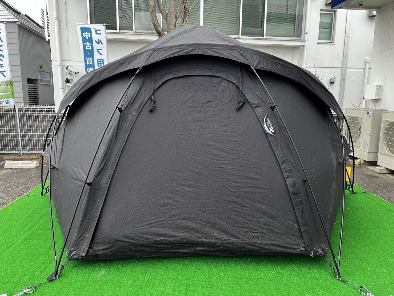 MOBI GARDEN (モビガーデン) ドームテント ブラック コマンダー185 約