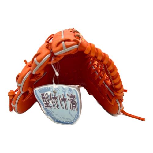 SSK (エスエスケイ) 硬式グローブ オレンジ プロエッジ 外野用 左投げ