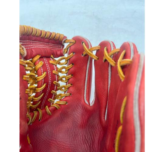 YGS (山本グラブスタジオ) 硬式グローブ 約27.5cm レッド 内野用 EA3