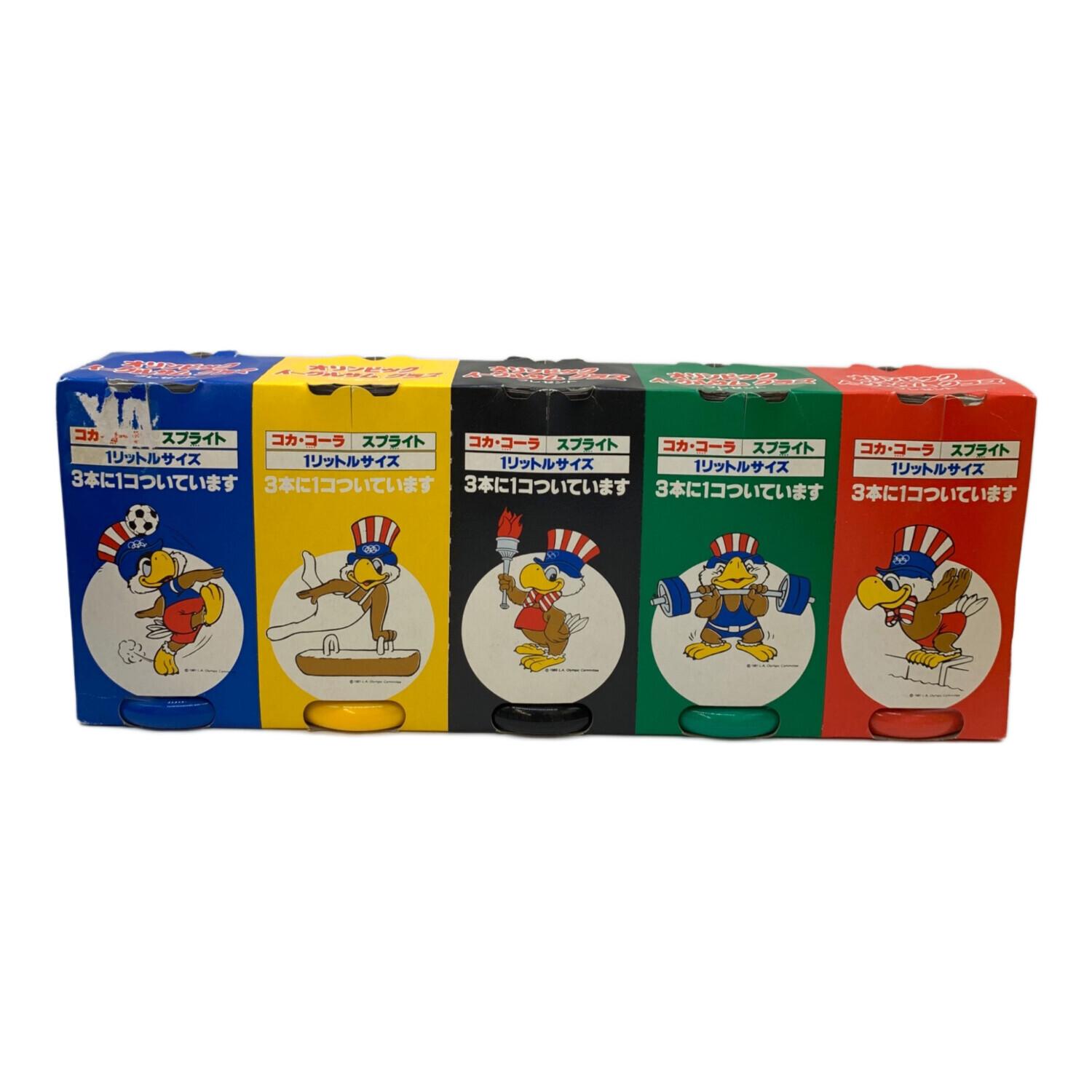 コカ・コーラ イーグルサムグラス 5Pセット 1984年 ロサンゼルス