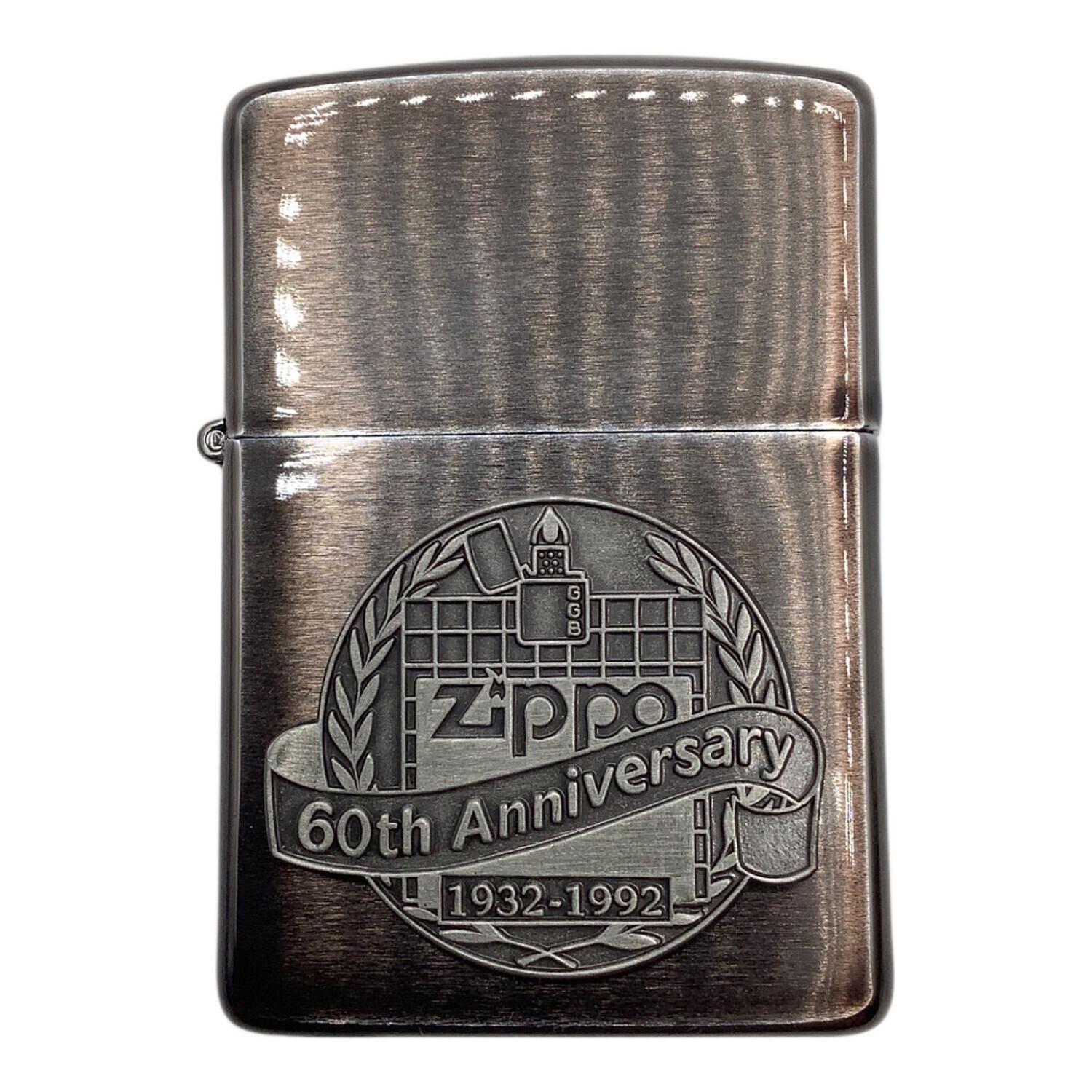 ZIPPO 60周年記念(1932-1992) ピンバッジ付き｜トレファクONLINE