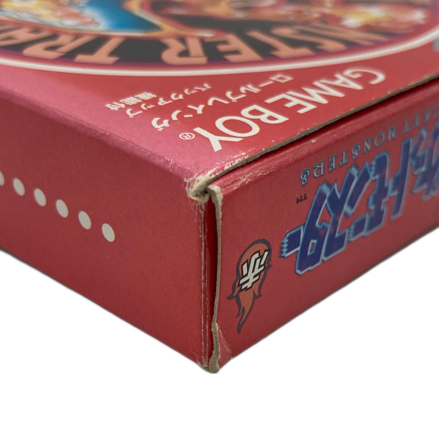 ポケットモンスター赤 ゲームボーイ用ソフト ※箱ダメージ有