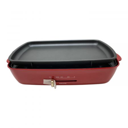 BRUNO (ブルーノ) ホットプレート グランデサイズ レッド/別売深鍋付