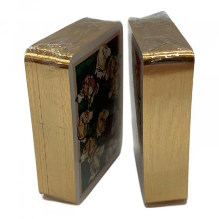 HERMES (エルメス) 犬柄 トランプ（ミニトランプ）2点セツト