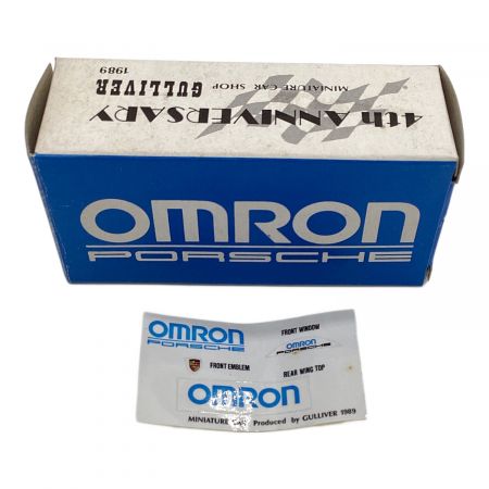 TOMY (トミー) トミカ ガリバー特注 シール付き OMRON ポルシェ956